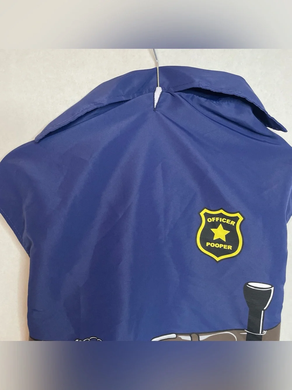 Party Dog Patrol Cop Police Officer Pooper K9 Halloween Costume Pet XL/XXL